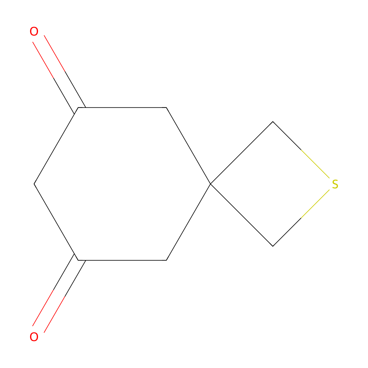 2-Thiaspiro[3.5]nonane-6,8-dione molecular structure, CAS 2361645-51-2