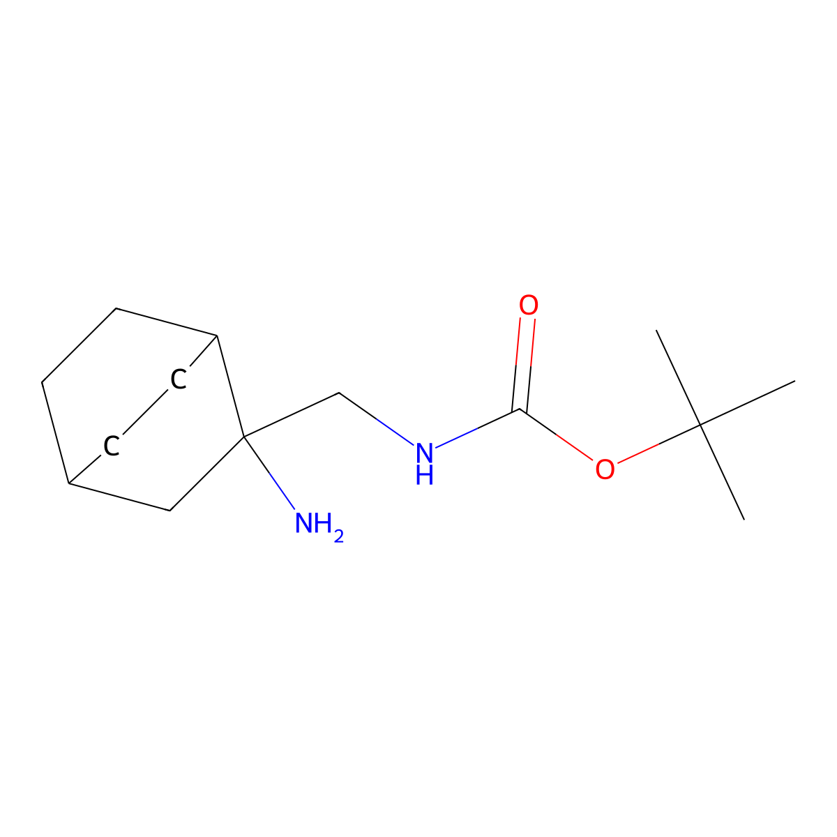 tert-butyl N-({2-aminobicyclo[2.2.2]octan-2-yl}methyl)carbamate molecular structure, CAS 2361731-78-2