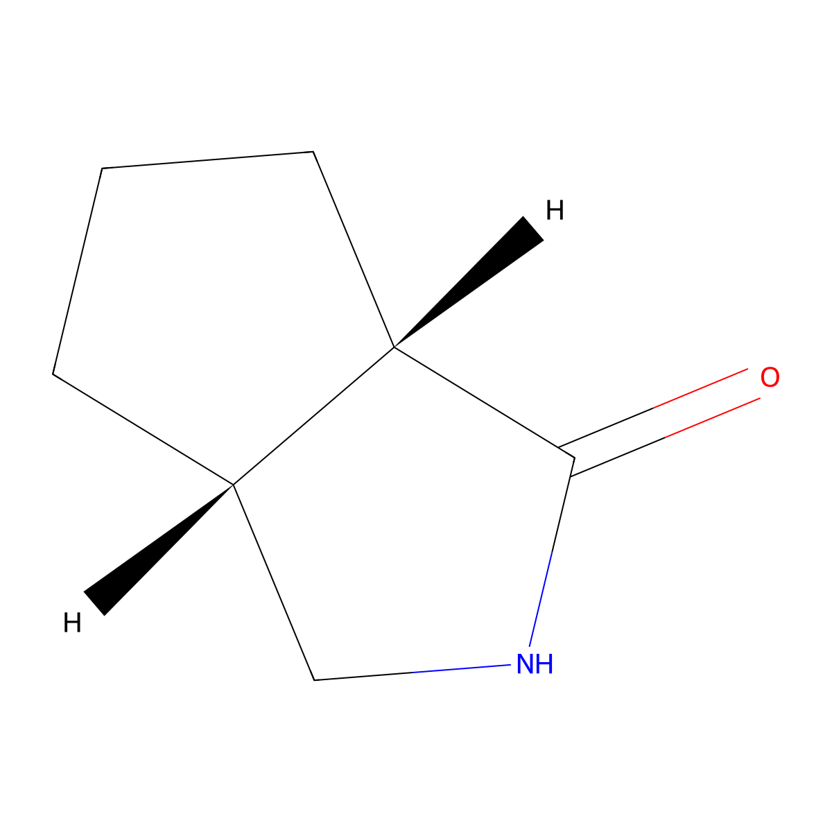 rac-(3aR,6aS)-octahydrocyclopenta[c]pyrrol-1-one molecular structure, CAS 2361749-22-4