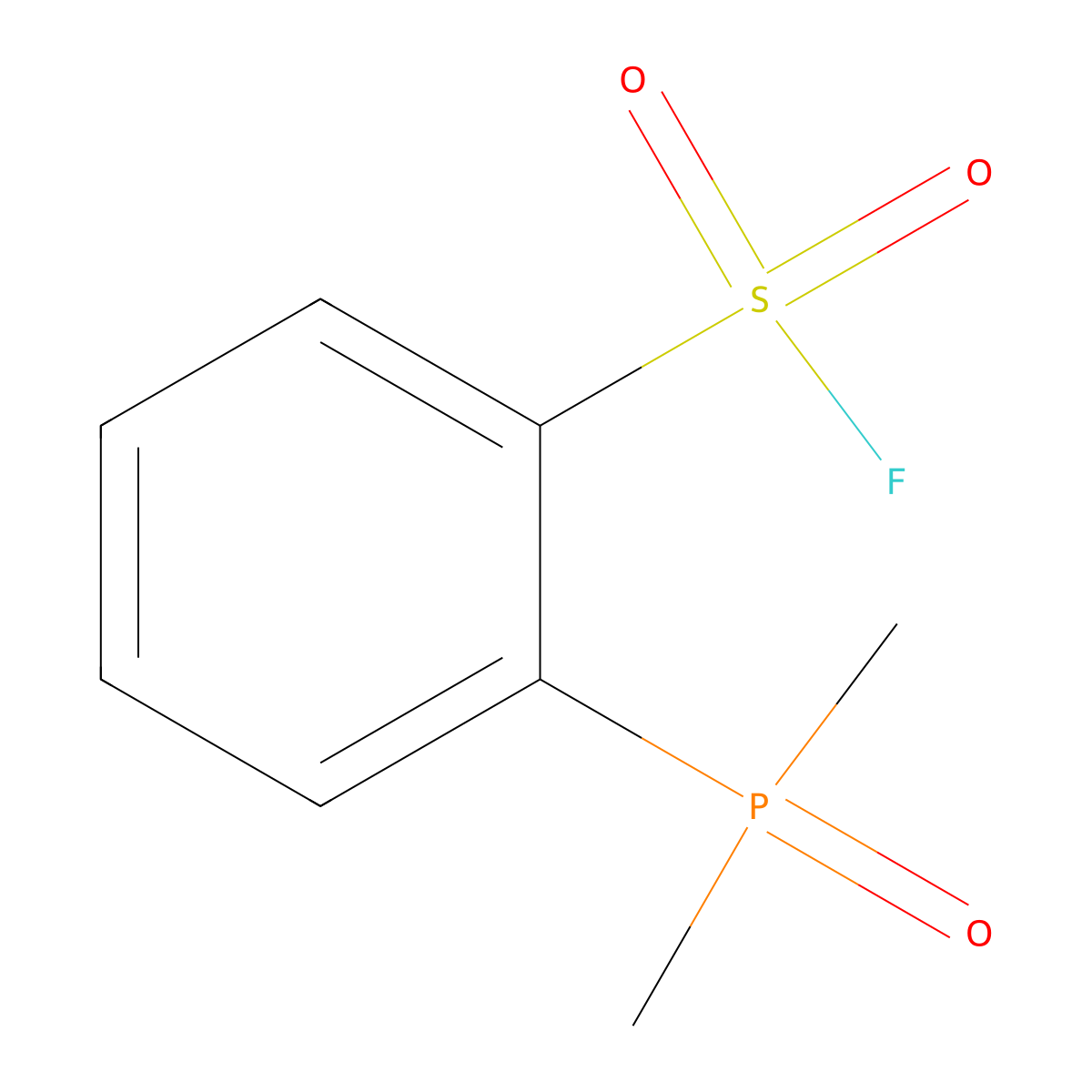 2-(Dimethylphosphoryl)benzene-1-sulfonyl fluoride molecular structure, CAS 2361947-82-0