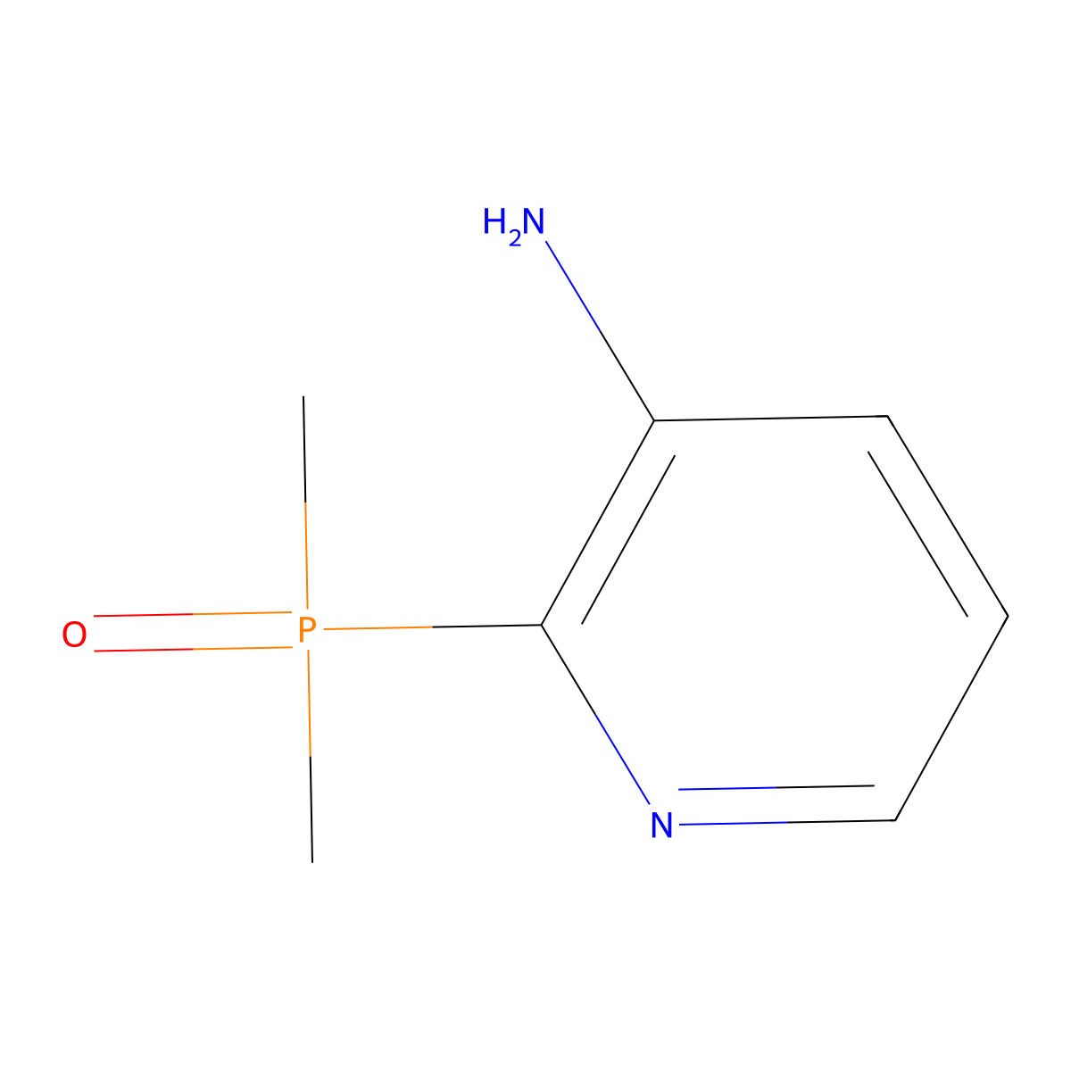 2-(Dimethylphosphoryl)pyridin-3-amine molecular structure, CAS 2361949-70-2