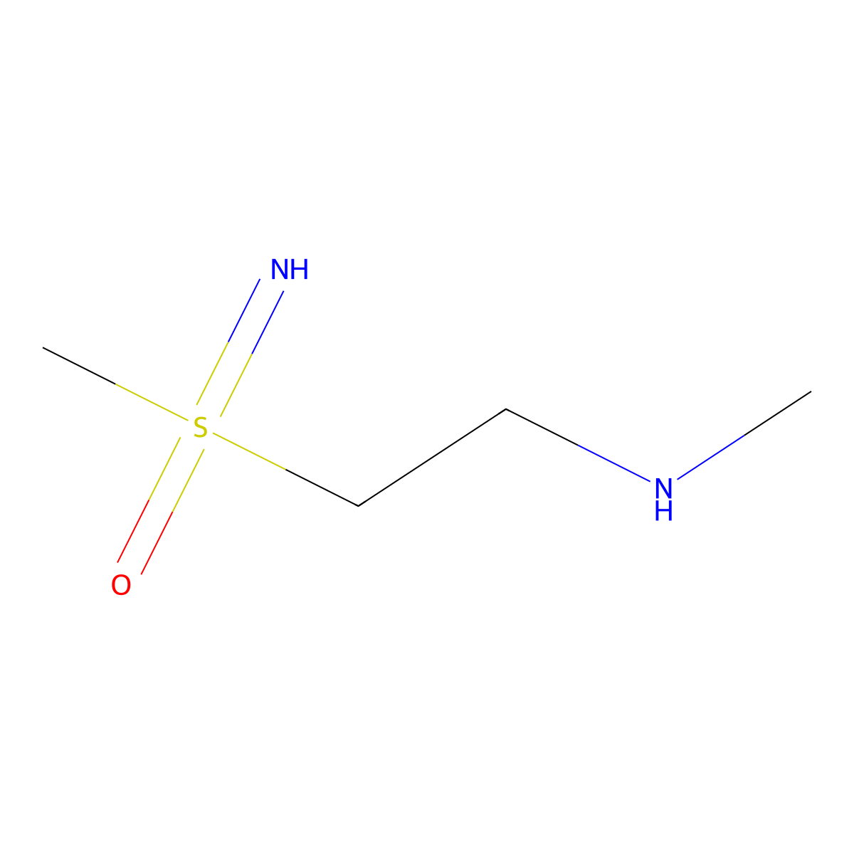 Imino(methyl)[2-(methylamino)ethyl]-lambda6-sulfanone molecular structure, CAS 2361958-62-3