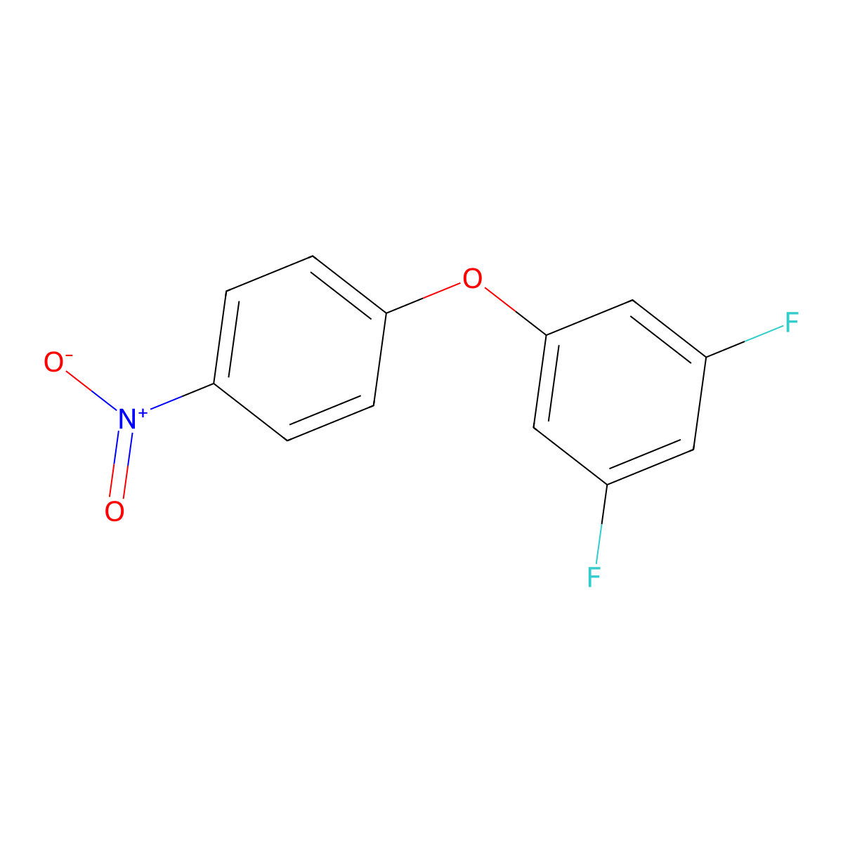 1,3-Difluoro-5-(4-nitrophenoxy)benzene molecular structure, CAS 2361973-68-2