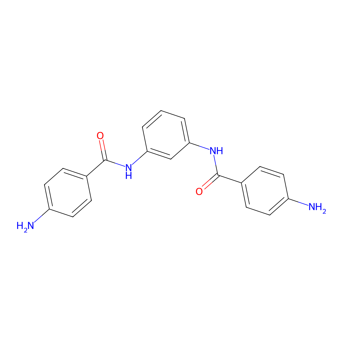 Benzamide, N,N'-1,3-phenylenebis[4-amino- molecular structure, CAS 2362-25-6