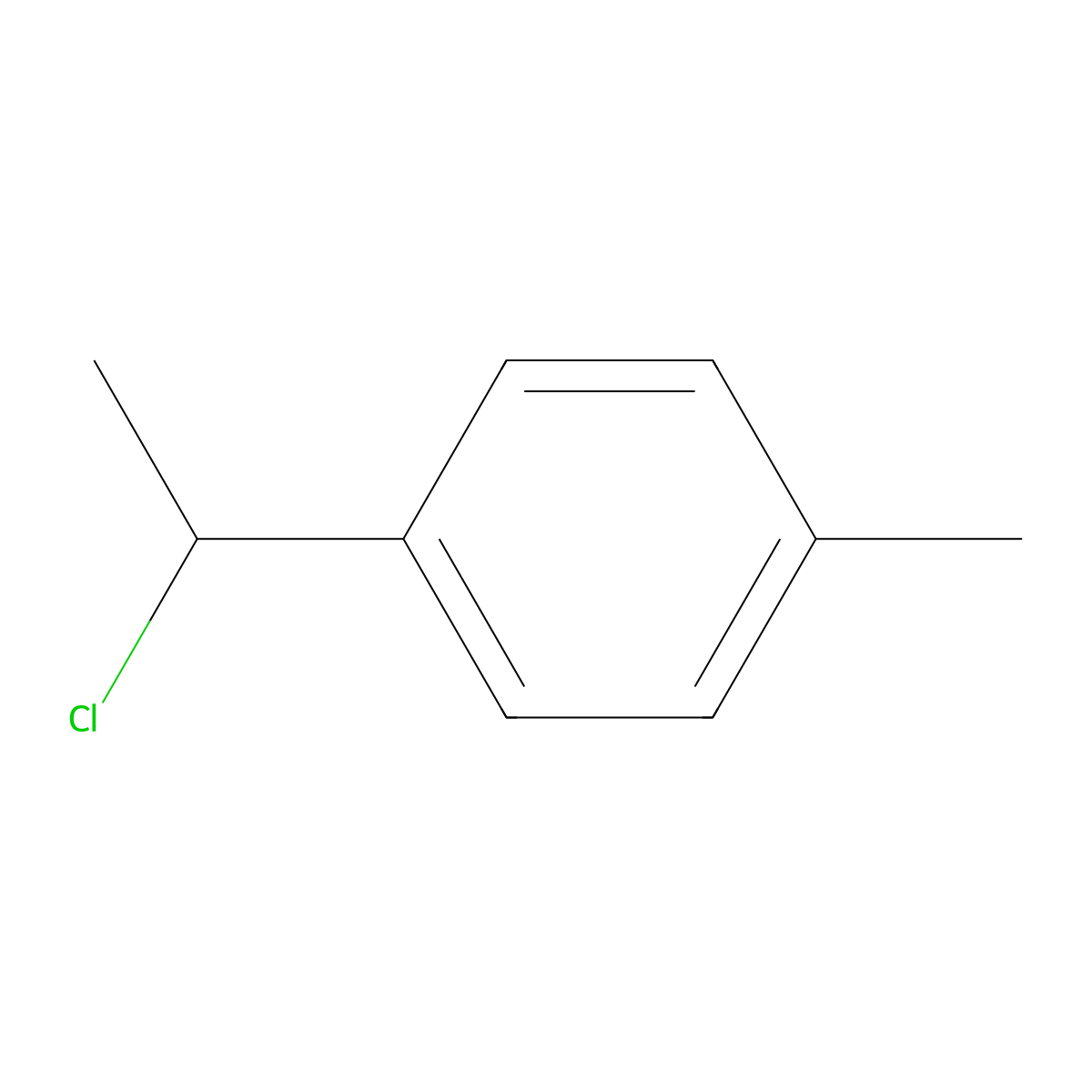 1-(1-Chloroethyl)-4-methylbenzene molecular structure, CAS 2362-36-9