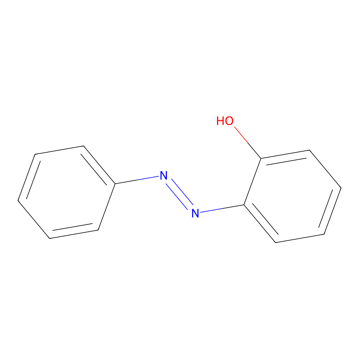 2-(Phenylazo)phenol molecular structure, CAS 2362-57-4