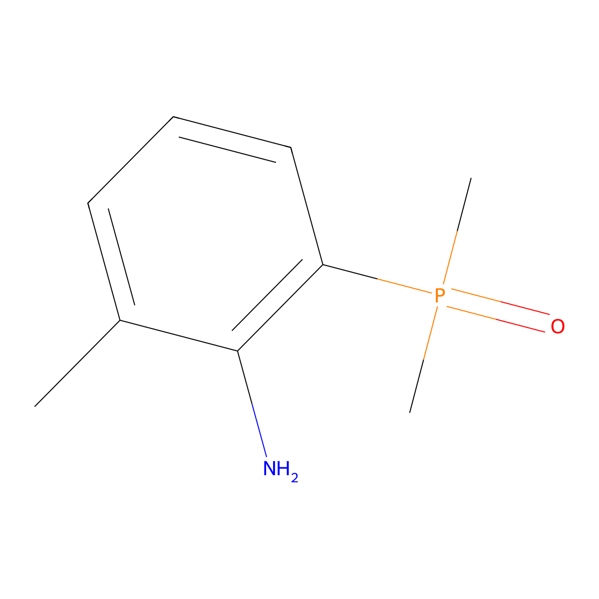 2-(Dimethylphosphoryl)-6-methylaniline molecular structure, CAS 2362003-86-7