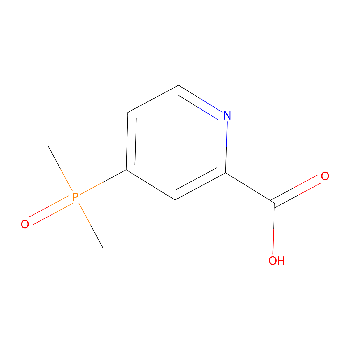 4-(Dimethylphosphoryl)picolinic acid molecular structure, CAS 2362010-59-9