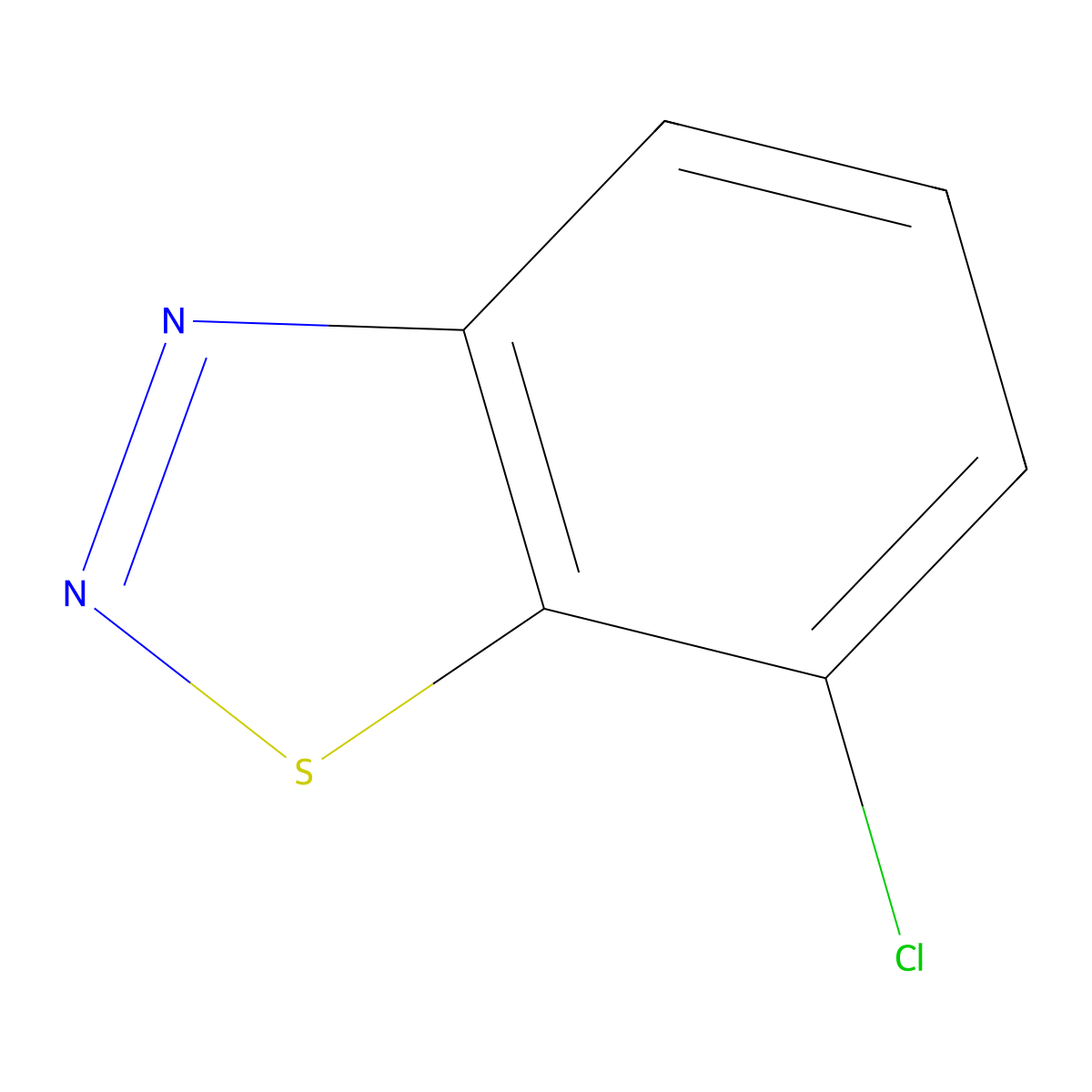 7-Chloro-benzo(1,2,3)thiadiazole molecular structure, CAS 23621-88-7