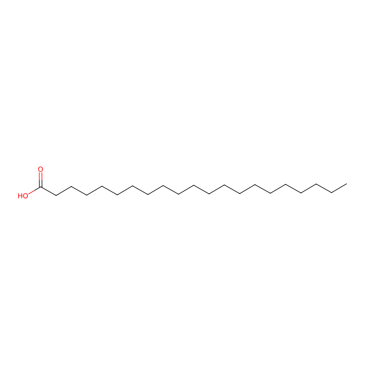 Heneicosanoic Acid molecular structure, CAS 2363-71-5