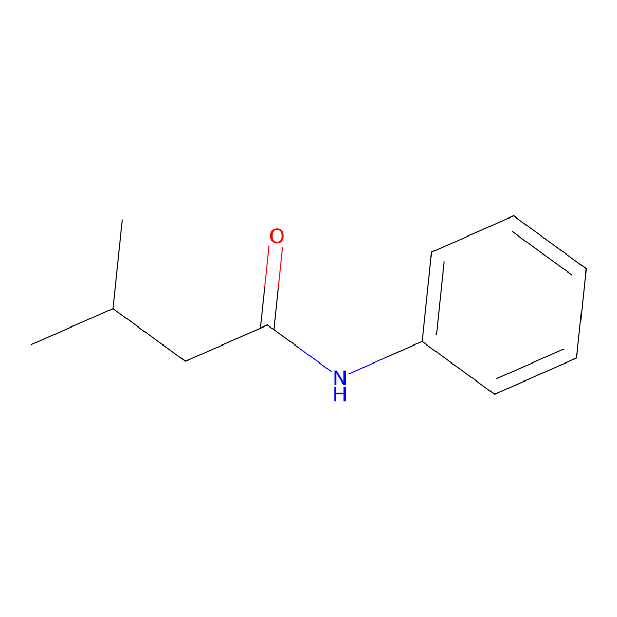 3-Methyl-N-phenylbutanimidic acid molecular structure, CAS 2364-50-3