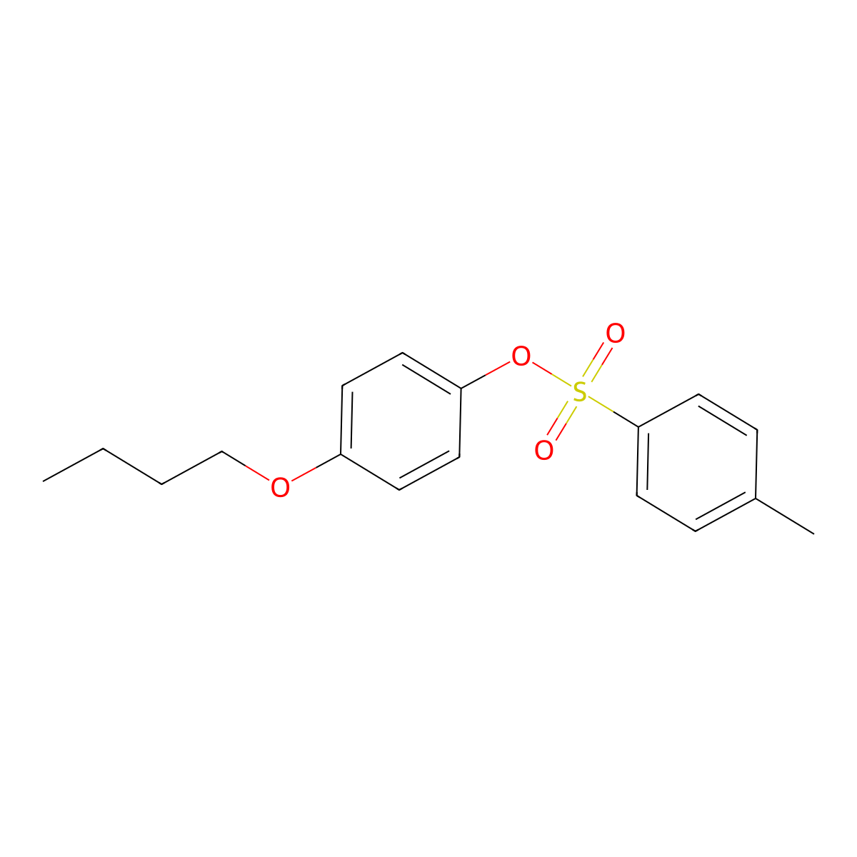 4-Butoxyphenyl 4-methylbenzene-1-sulfonate molecular structure, CAS 2364352-79-2