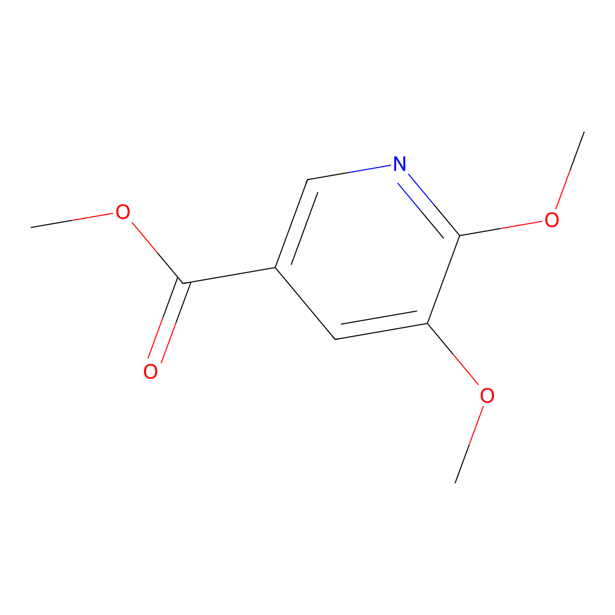 Methyl 5,6-dimethoxynicotinate molecular structure, CAS 2364452-54-8
