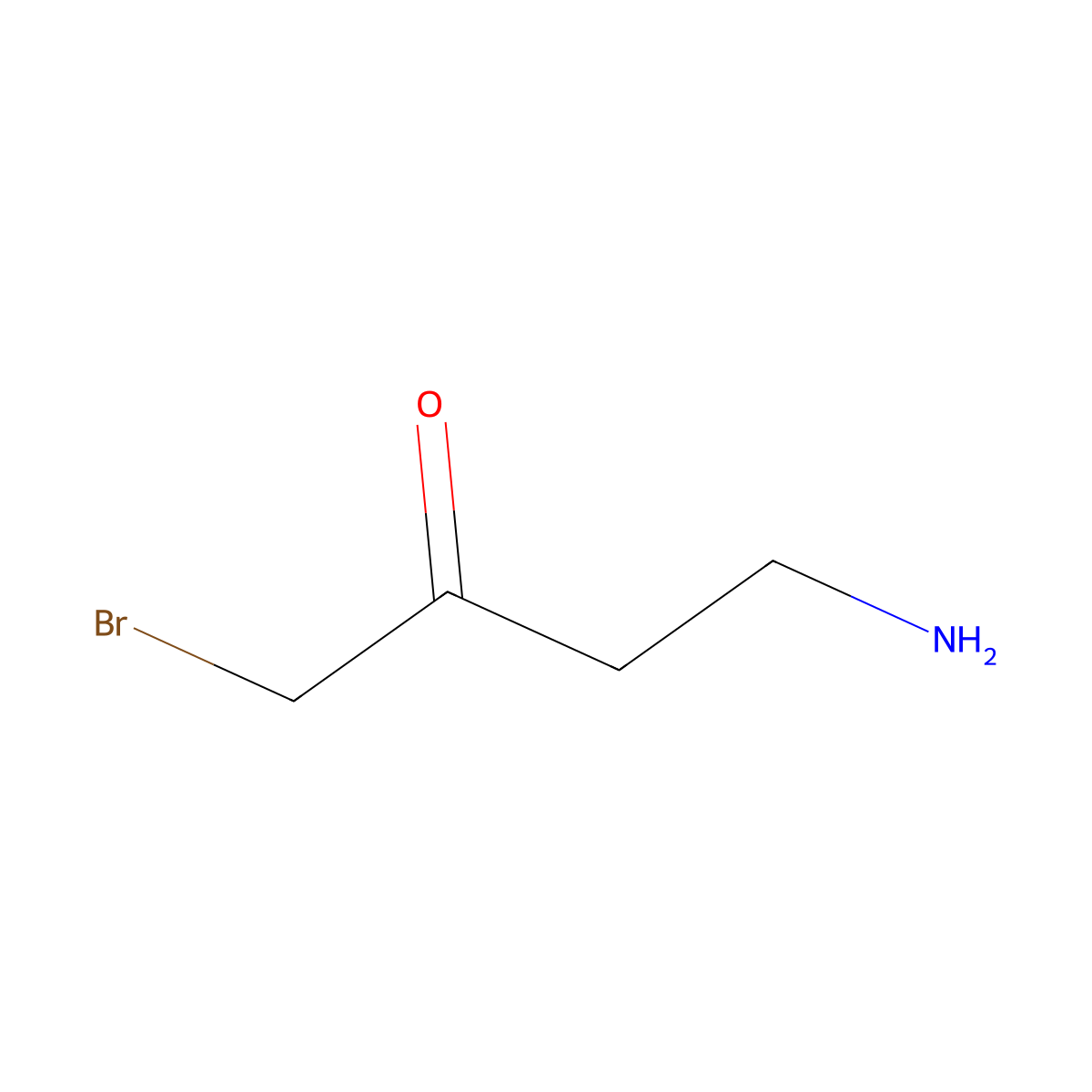 4-Amino-1-bromobutan-2-one molecular structure, CAS 23645-06-9
