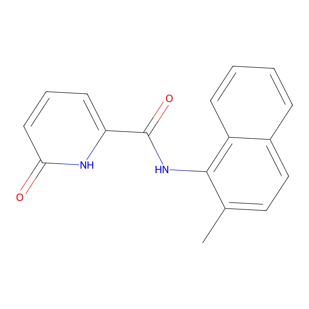 N-(2-Methylnaphthalen-1-YL)-6-oxo-1,6-dihydropyridine-2-carboxamide molecular structure, CAS 2364537-40-4