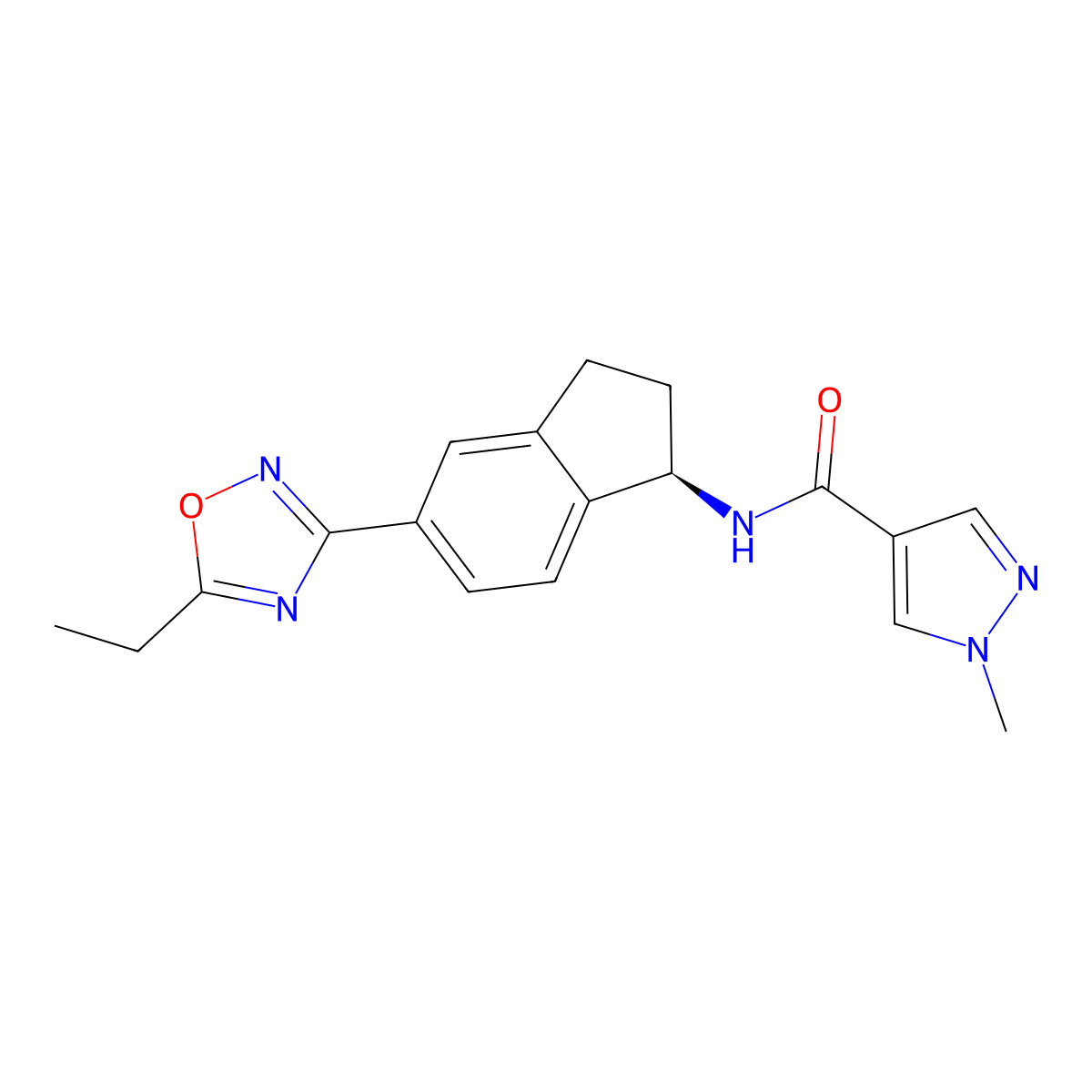 Aficamten molecular structure, CAS 2364554-48-1
