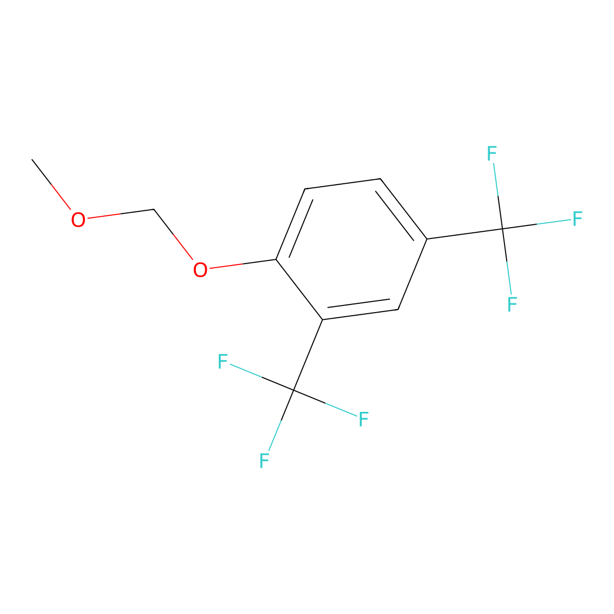 1-(Methoxymethoxy)-2,4-bis(trifluoromethyl)benzene molecular structure, CAS 2364584-73-4