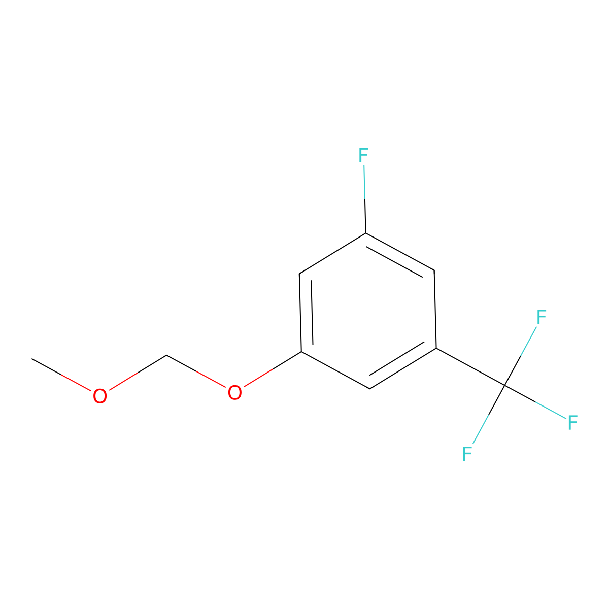 5-Fluoro-1-methoxymethoxy-3-(trifluoromethyl)benzene molecular structure, CAS 2364585-39-5