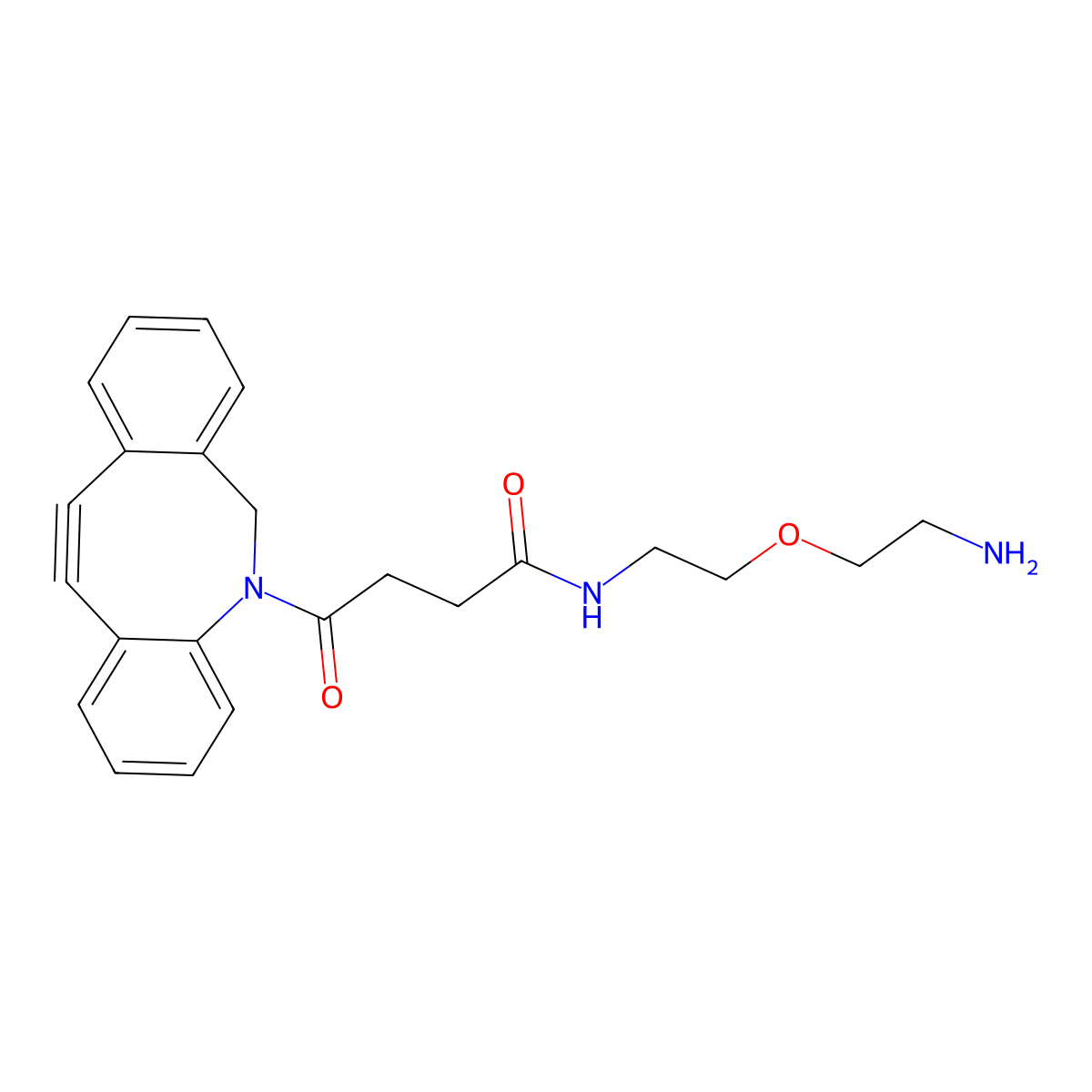 DBCO-PEG1-amine molecular structure, CAS 2364591-79-5