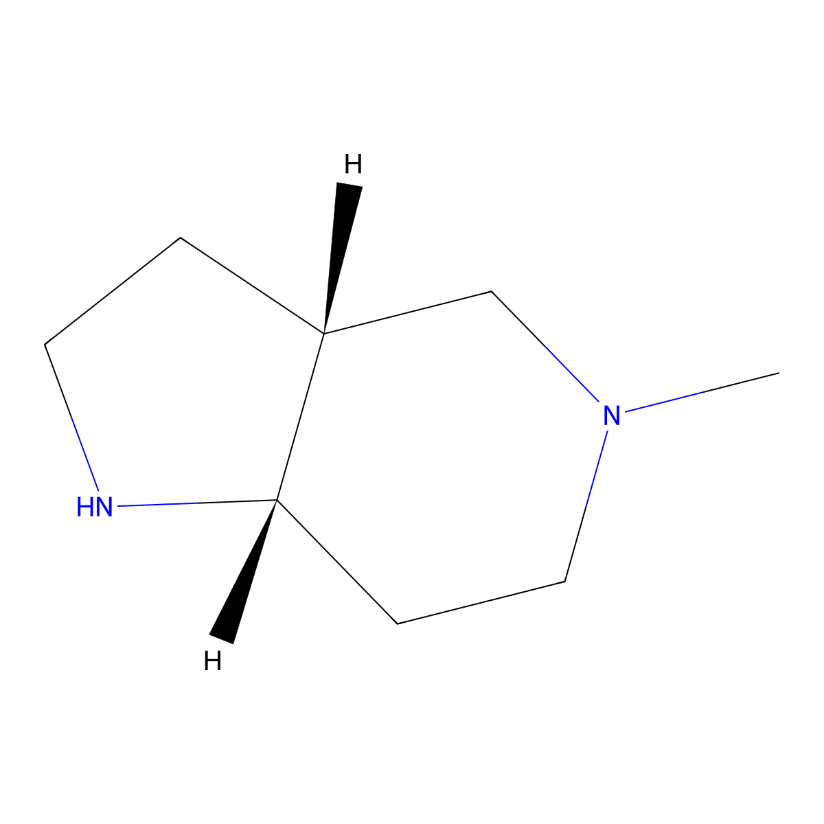 rac-(3aR,7aS)-5-methyl-octahydro-1H-pyrrolo(3,2-c)pyridine molecular structure, CAS 2364619-28-1