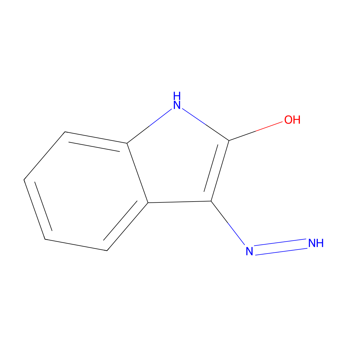 Isatin 3-hydrazone molecular structure, CAS 2365-44-8
