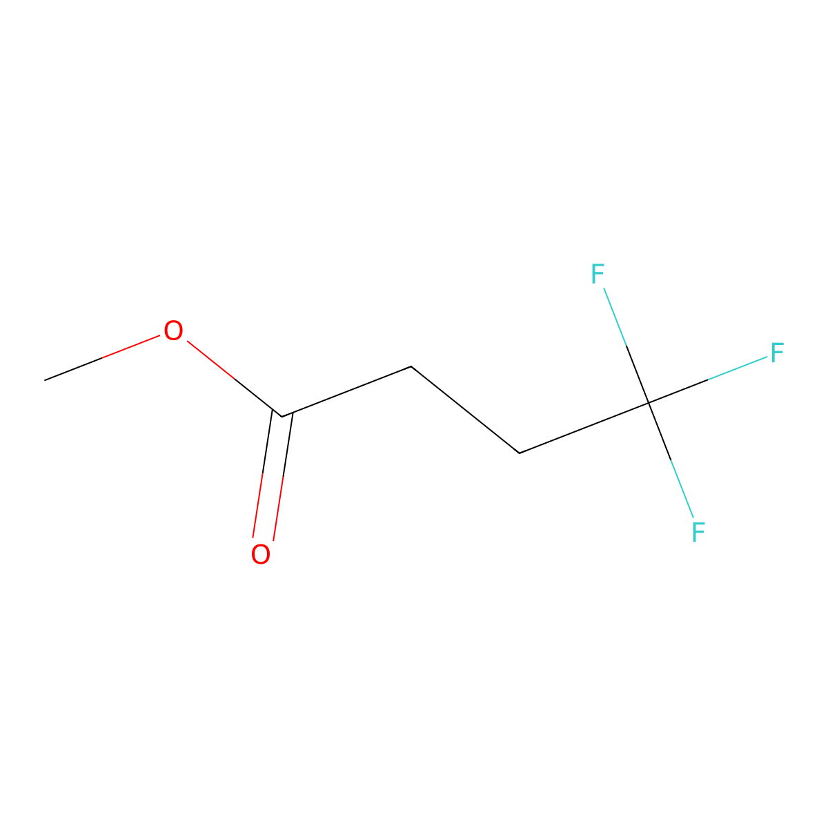 Methyl 4,4,4-trifluorobutanoate molecular structure, CAS 2365-82-4