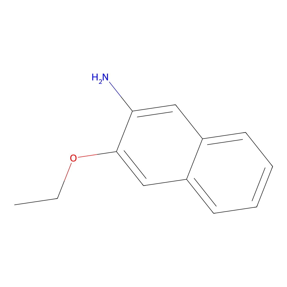 3-Ethoxynaphthalen-2-amine molecular structure, CAS 2365228-72-2