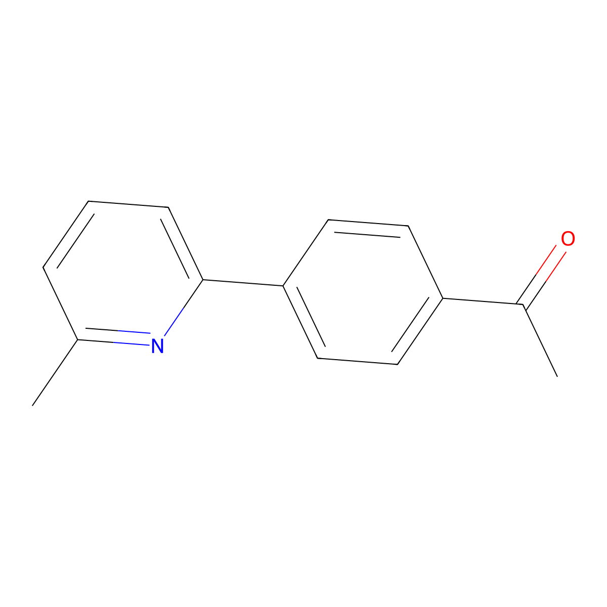 1-(4-(6-Methylpyridin-2-yl)phenyl)ethanone molecular structure, CAS 2365228-89-1