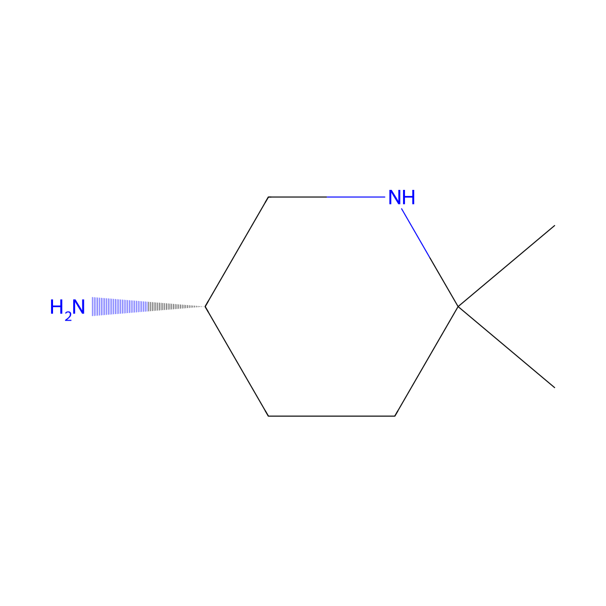 (S)-6,6-Dimethylpiperidin-3-amine molecular structure, CAS 2365230-46-0