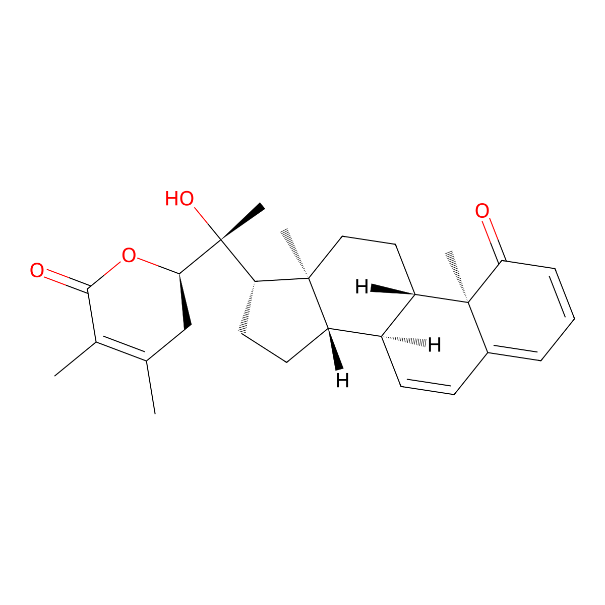 Withasomniferolide B molecular structure, CAS 2365386-75-8
