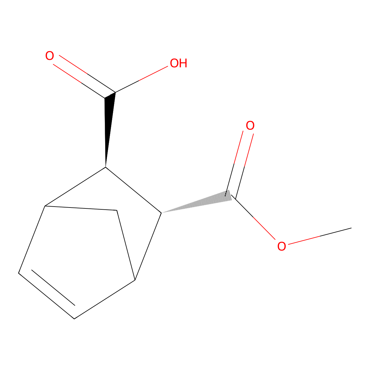 (2R,3R)-3-(Methoxycarbonyl)bicyclo[2.2.1]hept-5-ene-2-carboxylic acid molecular structure, CAS 2365398-47-4