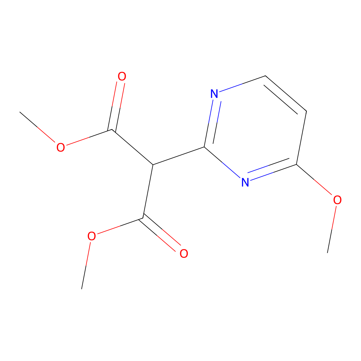 1,3-Dimethyl 2-(4-methoxypyrimidin-2-yl)propanedioate molecular structure, CAS 2365418-38-6