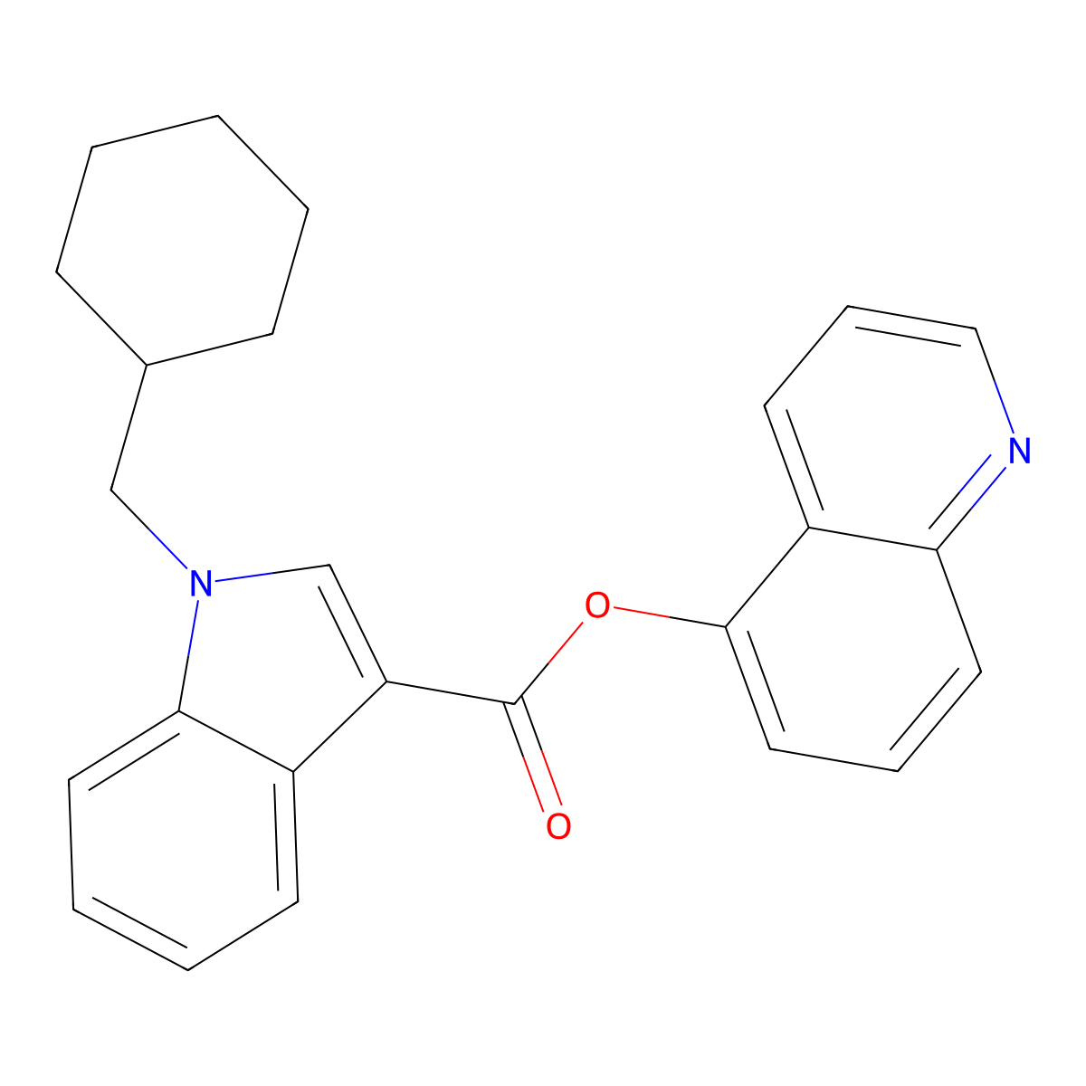 BB-22 5-hydroxyquinoline isomer molecular structure, CAS 2365471-40-3