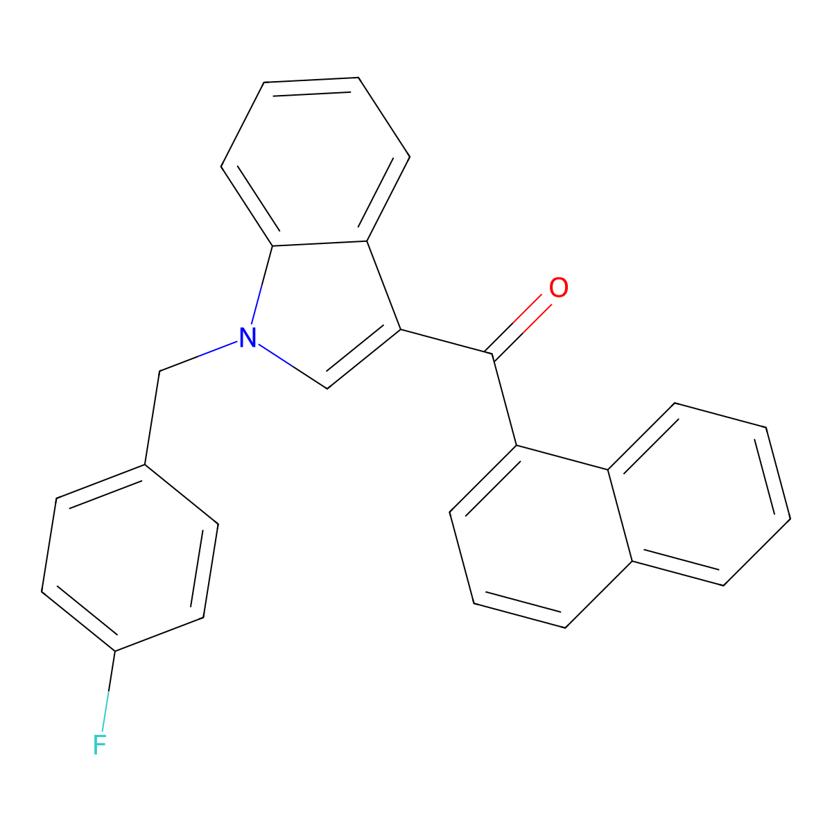 Fub-jwh-018 molecular structure, CAS 2365471-45-8
