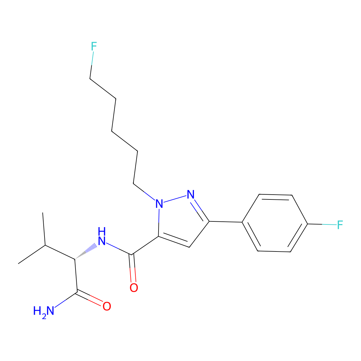 5F-3,5-Ab-pfuppyca molecular structure, CAS 2365471-73-2