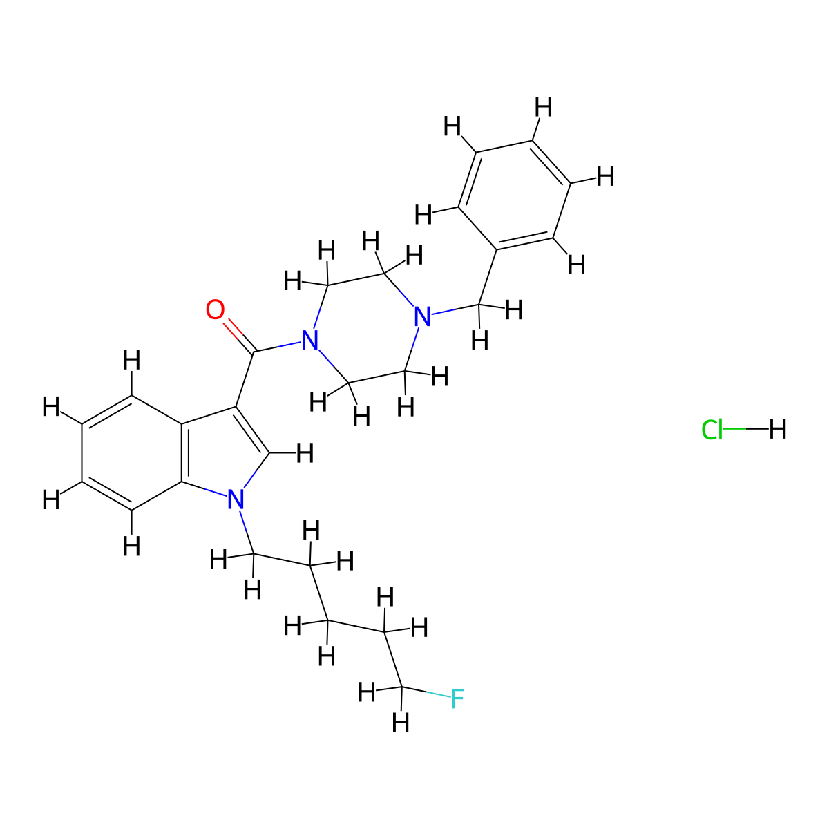 5-fluoro BEPIRAPIM (hydrochloride) molecular structure, CAS 2365471-74-3