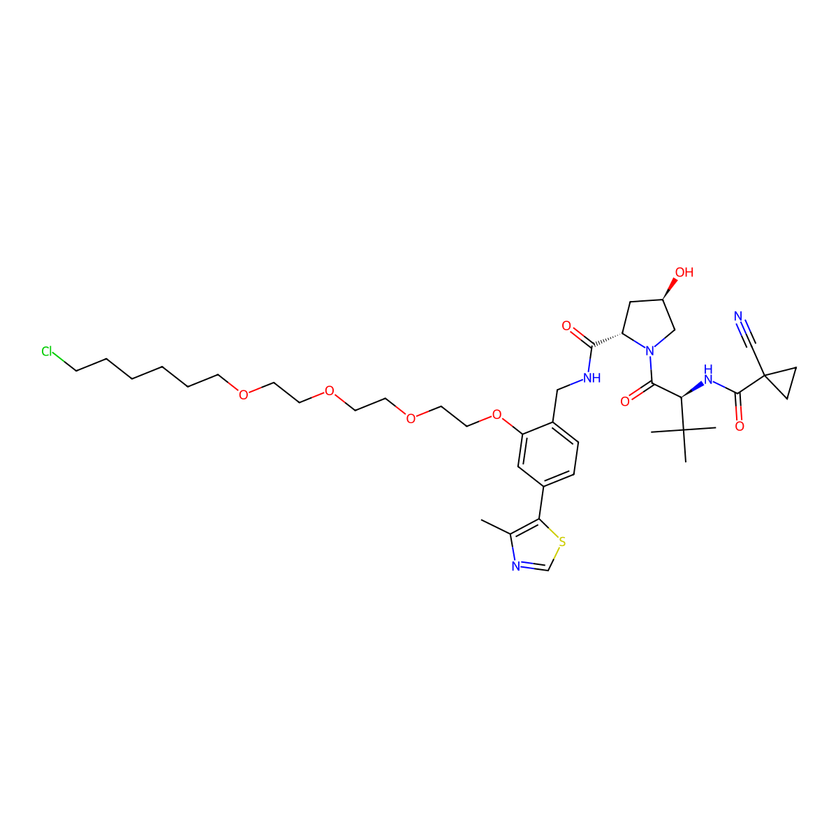 HaloPROTAC-E molecular structure, CAS 2365478-58-4