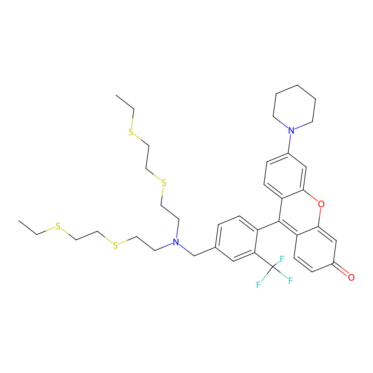Copper probe CF4 molecular structure, CAS 2365532-64-3