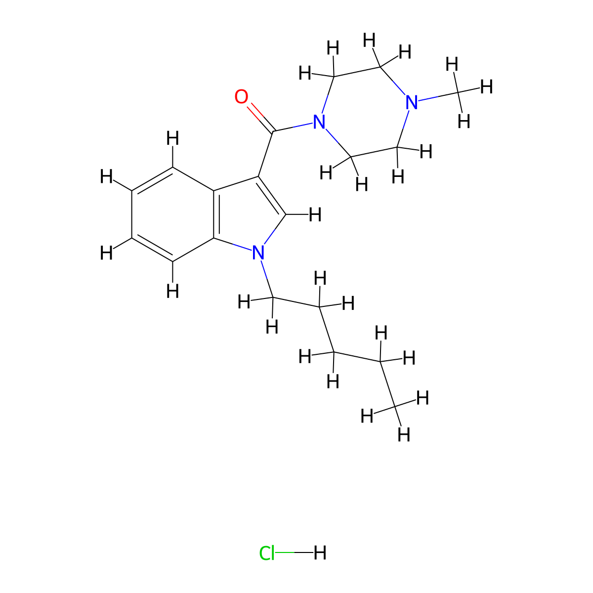 Mepirapim(hydrochloride) molecular structure, CAS 2365542-30-7