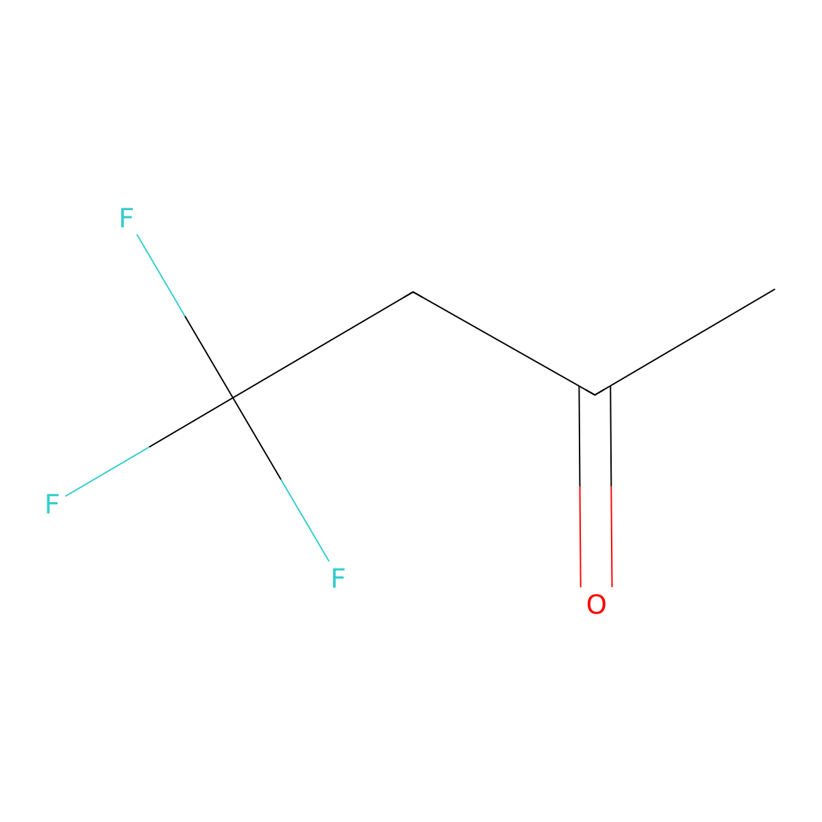 4,4,4-Trifluorobutan-2-one molecular structure, CAS 2366-70-3