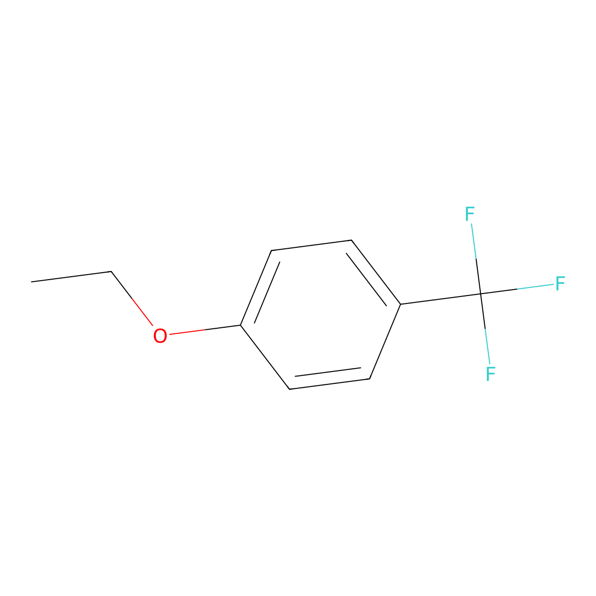 1-Ethoxy-4-(trifluoromethyl)benzene molecular structure, CAS 2366-92-9
