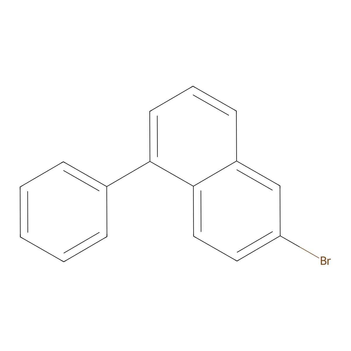 6-Bromo-1-phenylnaphthalene molecular structure, CAS 2366209-97-2
