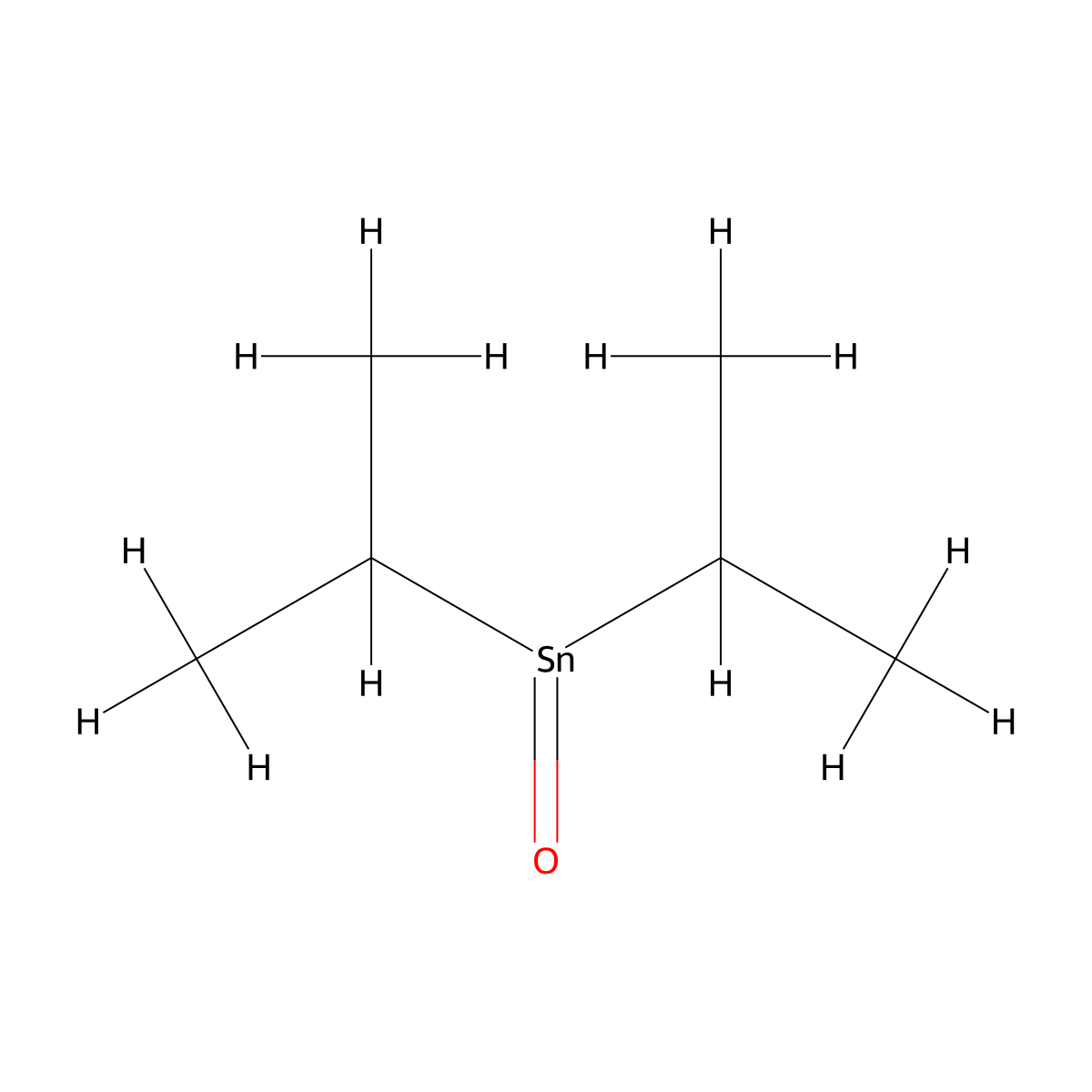 Diisopropyltin oxide molecular structure, CAS 23668-76-0
