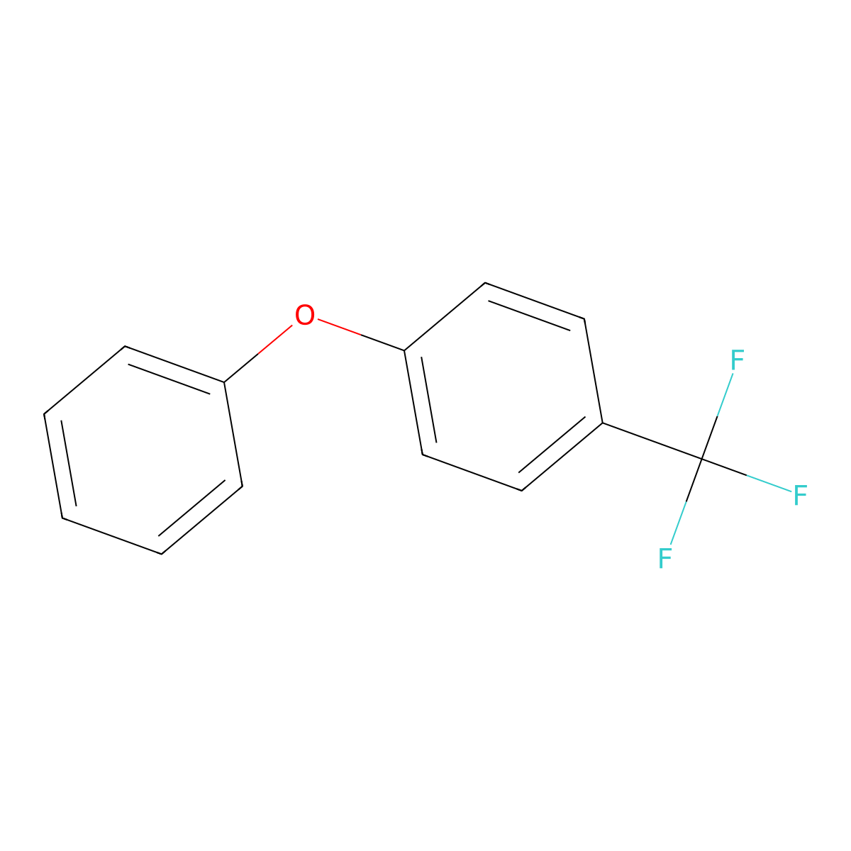 4-(Trifluoromethyl)diphenyl ether molecular structure, CAS 2367-02-4