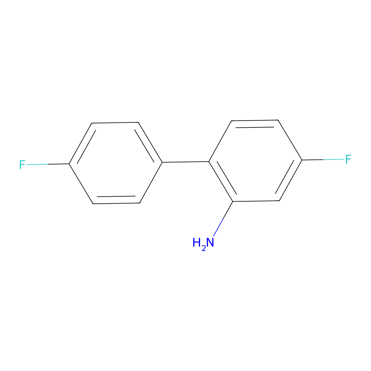 4,4'-Difluoro-[1,1'-biphenyl]-2-amine molecular structure, CAS 2367-21-7