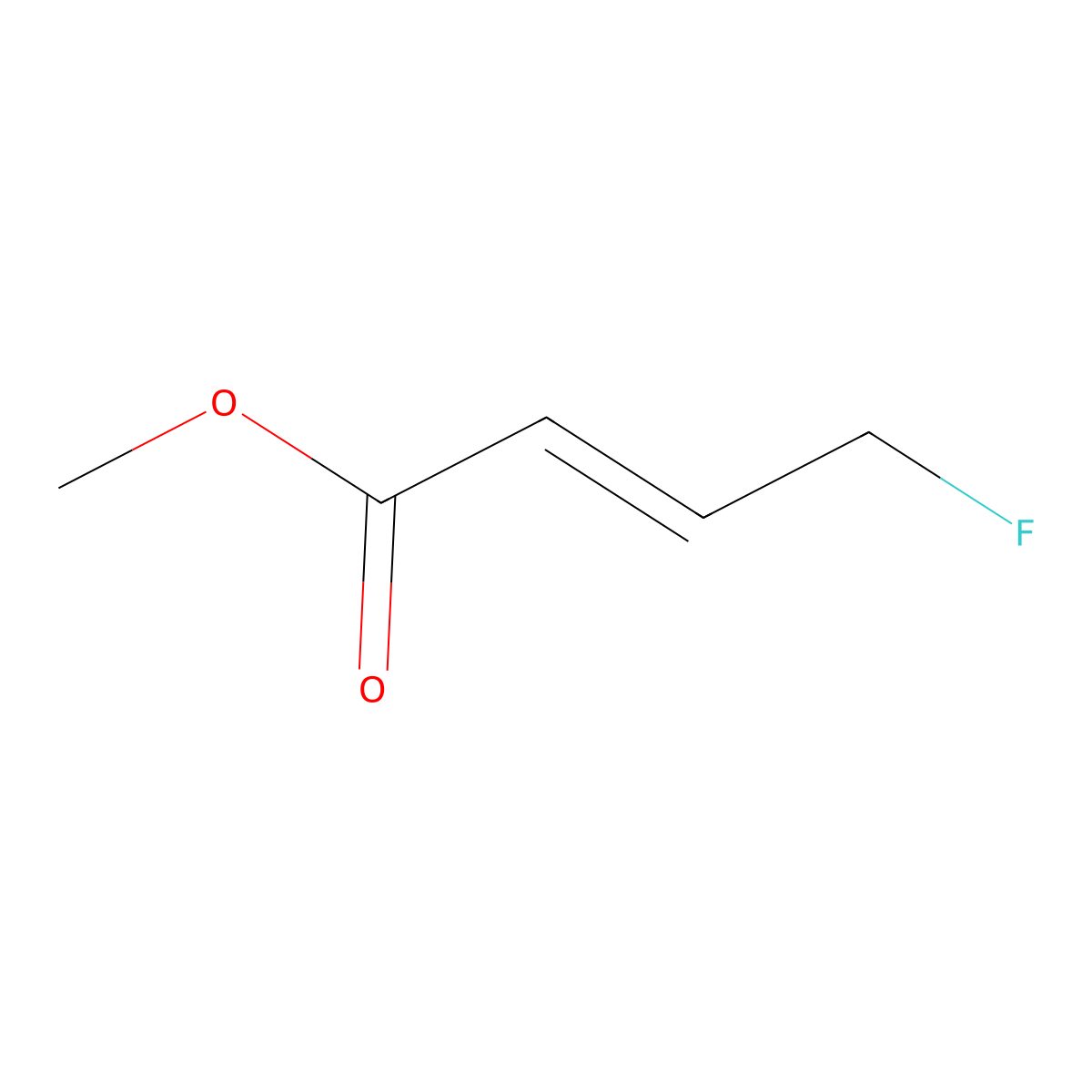 Crotonic acid, 4-fluoro-, methyl ester molecular structure, CAS 2367-25-1