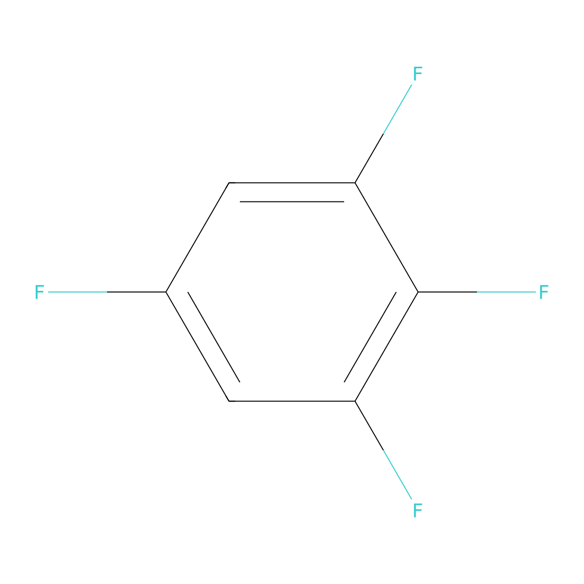1,2,3,5-Tetrafluorobenzene molecular structure, CAS 2367-82-0