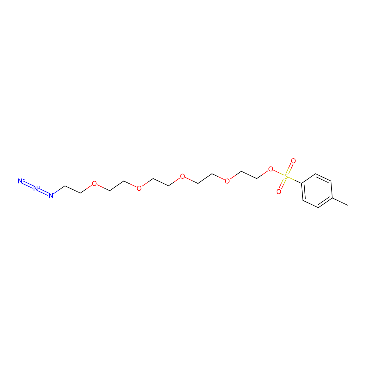 Azide-PEG5-Tos molecular structure, CAS 236754-49-7