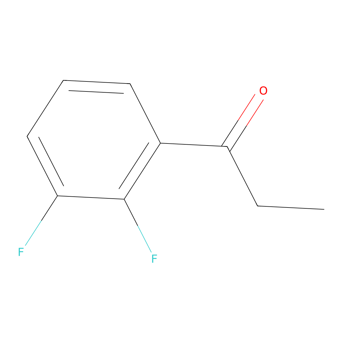 2',3'-Difluoropropiophenone molecular structure, CAS 236754-63-5