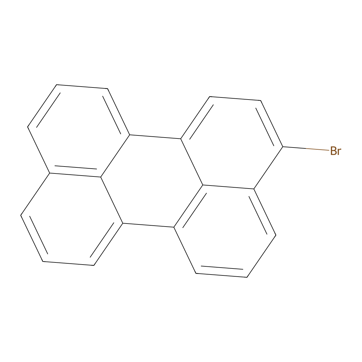 3-Bromoperylene molecular structure, CAS 23683-68-3
